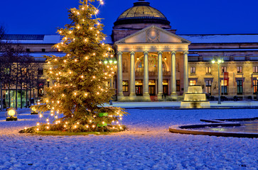 Fototapeta premium Wiesbaden, das Kurhaus (Dezember 2014)