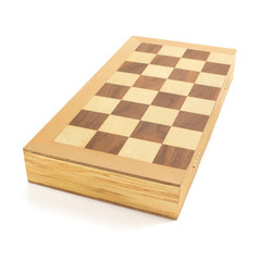chess board on white