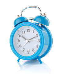 alarm clock watch on white background