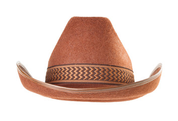 cowboy hat  on white background
