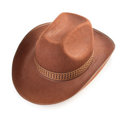 cowboy hat  on white background
