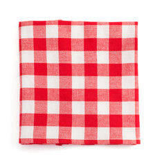 cloth napkin on white background