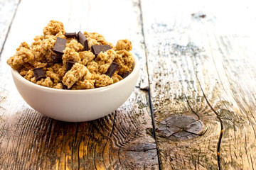 Cereals with chocolate