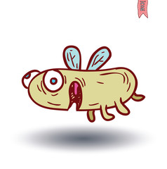 cartoon monster. vector illustration