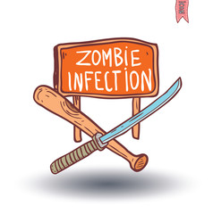 zombie icon, vector illustration.