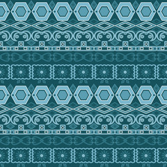 Oriental seamless pattern damask arabesque elements background