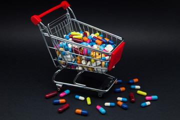 comercio de píldoras y capsulas