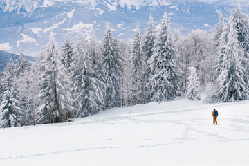 Wintersport am Gaisberg