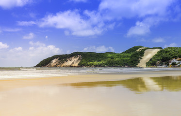 Ponta Negra dunes beach in Natal city,  Brazil
