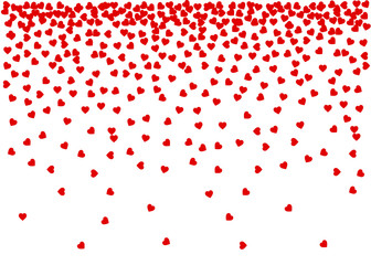 Konfettiregen Herzen