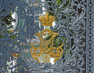 Gilded emblem of Imperial Russia, Saint Petersburg