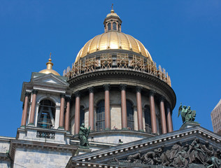 Fototapeta premium Saint Isaac's Cathedral, Saint Petersburg, Russia