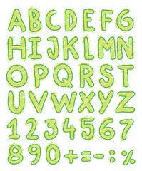 sketch alphabet Hand drawn.