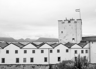 SALZBURG, AUSTRIA : The fortress Hohensalzburg on July 20, 2015 in Salzburg, Austria