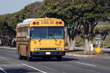Fototapeta na wymiar school bus
