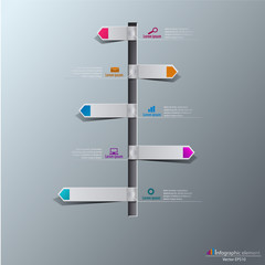 Vector infographic template