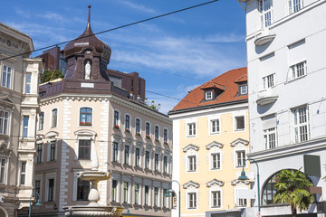 Main Square view in Linz, Austria
