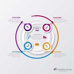 Vector infographic template