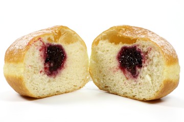 Berliner isoliert auf weißem Hintergrund