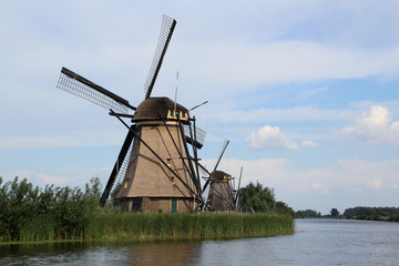 Naklejka premium Kinderdijk, the Netherlands