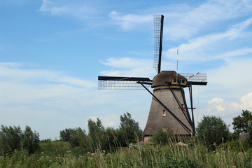 Fototapeta na wymiar Kinderdijk, the Netherlands