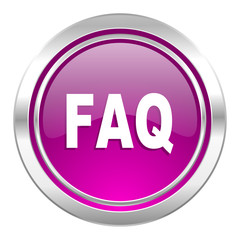 faq violet icon