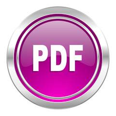 pdf violet icon