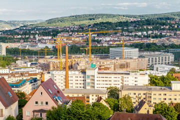 Scenic rooftop view of Stuttgart, Germany