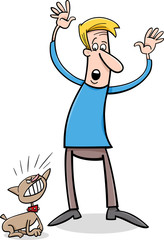 bad puppy cartoon illustration