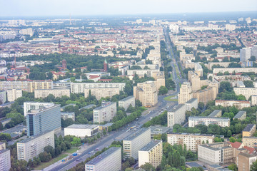 Fototapeta na wymiar Berlin - areal-view, Germany