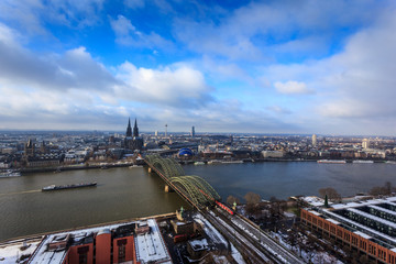 Cologne city view