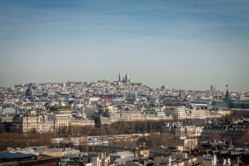 Fototapeta premium View over the rooftops of Paris
