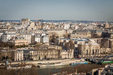 Fototapeta premium View over the rooftops of Paris