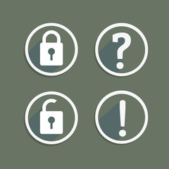 Lock buttons