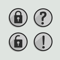 Lock buttons