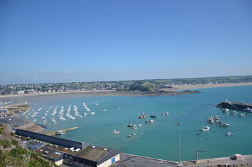 Fototapeta na wymiar Port d'Erquy en Bretagne