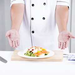 Chef Prepared salad finished