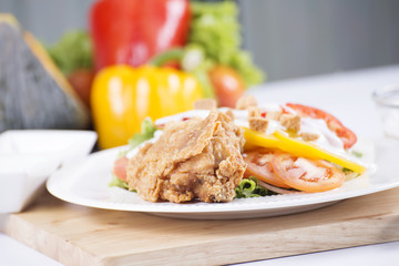 Fried Chicken salad