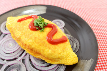 美味しそうなオムライス