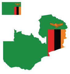 Republic of Zambia Flag