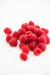 Raspberry fruit background