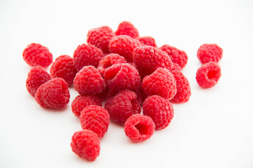 Raspberry fruit background photo