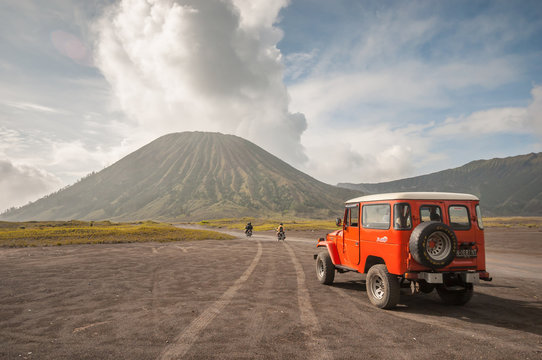 Tourists  Jeep
