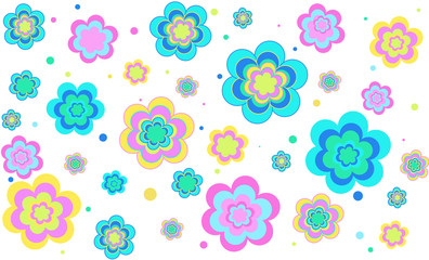 vector background with colored bright colors
