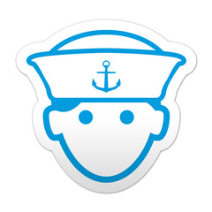 Pegatina simbolo marinero