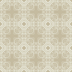Obraz premium Vintage Seamless Vector Wallpaper