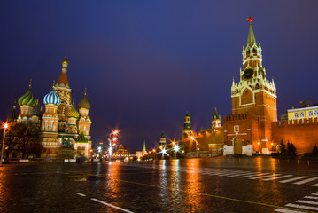 Fototapeta premium Red square, Moscow, Russia