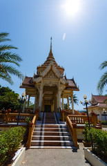 Naklejka premium excursion to the temple Wat Chalong