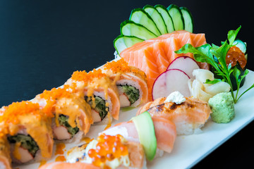 Salmon sushi