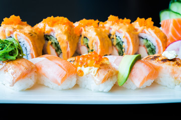 Salmon sushi